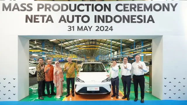 Produksi NETA V-II di Indonesia Resmi Dimulai
