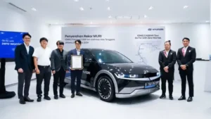 Jelajah Singapura-Vietnam Sejauh 5.647 Km, Hyundai Ioniq 5 Pecahkan Rekor MURI