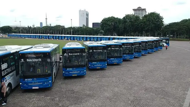 Bus Listrik Golden Dragon Jadi Armada Transjakarta